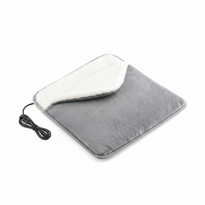 Winter Electric Foot Heating Pad USB Charging Soft Plush Washable Foot Warmer Heater Improve Sleeping Household Foot Warming Mat